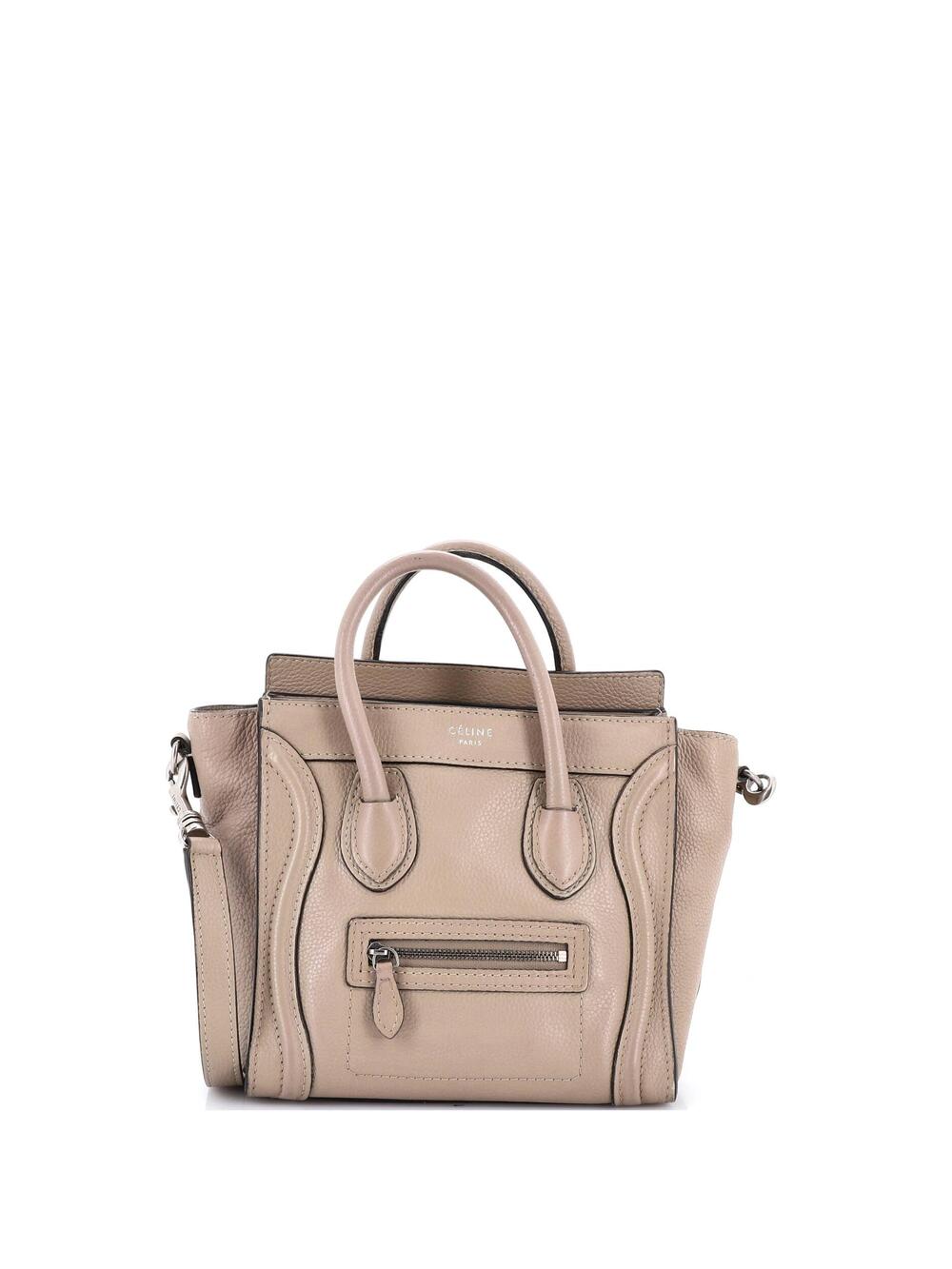 Celine Luggage Bag Grainy Leather Nano #244901C15B